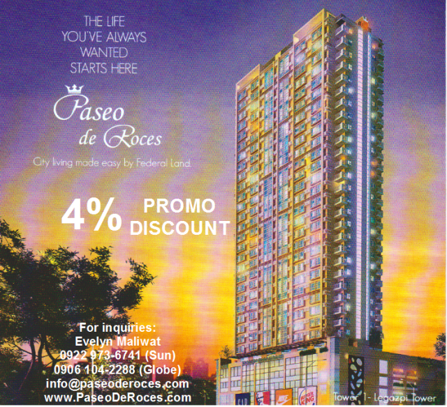 Paseo de Roces promotion and discount